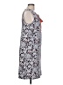 Boden Paisley Gray Brown Casual Dress Size 10R - photo 4