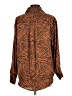 Zara Animal Print Brown Long Sleeve Blouse Size L - photo 2
