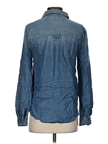 American Eagle Outfitters Long Sleeve Button-Down Shirt (view 2)