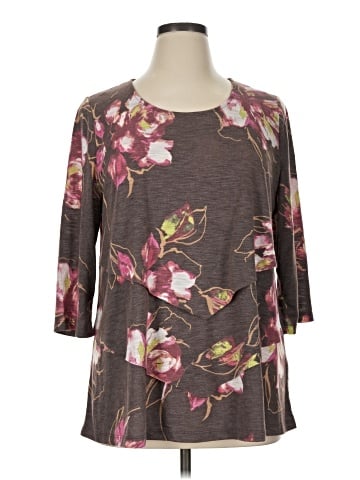 Catherines 3/4 Sleeve T-Shirt (view 1)