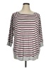 Maurices Stripes Burgundy Pullover Sweater Size XL - photo 1