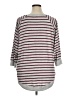 Maurices Stripes Burgundy Pullover Sweater Size XL - photo 2