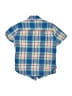 Mini Boden Plaid Blue Short Sleeve Button-Down Shirt Size 5 - 6 - photo 2