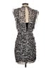 Express 100% Polyester Tweed Gray Cocktail Dress Size XS - photo 2