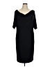 Peruvian Connection Solid Black Cocktail Dress Size XL - photo 1