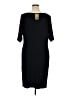 Peruvian Connection Solid Black Cocktail Dress Size XL - photo 2