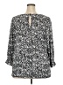 Halogen 100% Polyester Silver 3/4 Sleeve Blouse Size 3X - photo 2