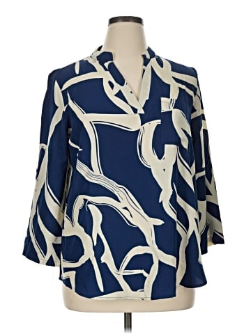 Emery Rose 3/4 Sleeve Blouse (view 1)