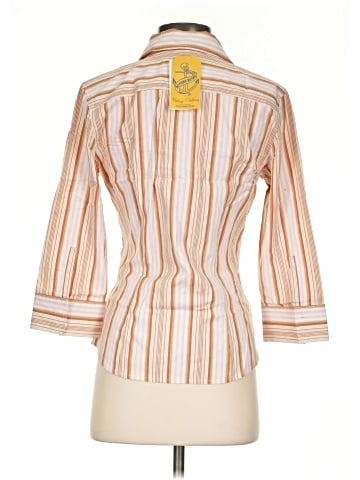 Express Design Studio 3/4 Sleeve Button-Down Shirt (view 2)