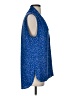 Equipment 100% Polyester Blue Tank Top Size S - photo 4
