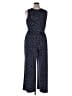 Korye Polka Dots Blue Jumpsuit Size 1X - photo 2