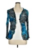 Alberto Makali 100% Polyester Snake Print Blue Kimono Size XL - photo 1
