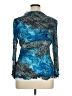 Alberto Makali 100% Polyester Snake Print Blue Kimono Size XL - photo 2