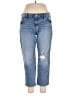 Gap Hearts Blue Jeans Size 14S - photo 1