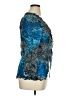 Alberto Makali 100% Polyester Snake Print Blue Kimono Size XL - photo 4
