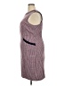 Boden 100% Wool Houndstooth Burgundy Casual Dress Size 18 - photo 5