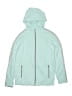 all in motion 100% Polyester Solid Teal Track Jacket Size 16 - photo 1