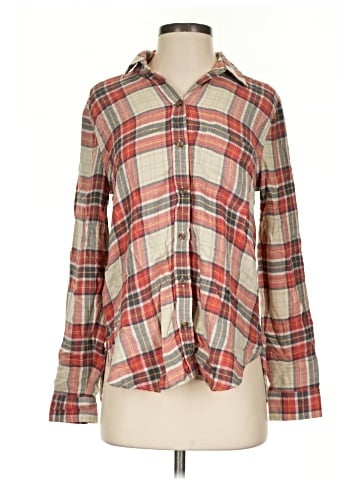 American Eagle Outfitters Long Sleeve Button-Down Shirt (view 1)