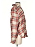 American Eagle Outfitters Plaid Tan Long Sleeve Button-Down Shirt Size S - photo 4