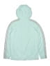 all in motion 100% Polyester Solid Teal Track Jacket Size 16 - photo 2