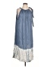 Mud Pie 100% Viscose Tie-dye Blue Casual Dress Size L - photo 1
