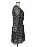 Madewell 100% Polyester Paisley Gray Casual Dress Size 6 - photo 4