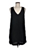 Madewell 100% Viscose Solid Black Heather Button-Front Dress Size M - photo 1