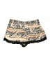 Xhilaration 100% Rayon Paisley Gold Shorts Size XXL - photo 2