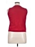 Christopher & Banks 100% Cotton Red Sleeveless Top Size XL - photo 2