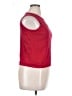 Christopher & Banks 100% Cotton Red Sleeveless Top Size XL - photo 4