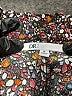 DR2 100% Recycled Polyester Paisley Black Casual Pants Size M - photo 7