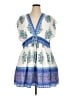 CeCe Paisley Blue Casual Dress Size XL - photo 1