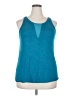 Halogen Teal Sleeveless Top Size XXL (estimated) - photo 1