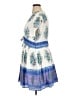 CeCe Paisley Blue Casual Dress Size XL - photo 5