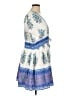 CeCe Paisley Blue Casual Dress Size XL - photo 4