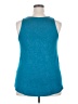 Halogen Teal Sleeveless Top Size XXL (estimated) - photo 2