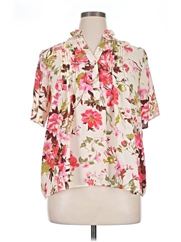 T Tahari Short Sleeve Blouse (view 1)