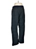 Rainforest 100% Polyester Chevron-herringbone Blue Casual Pants Size M - photo 2