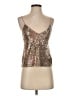 Zara Gold Sleeveless Top Size S - photo 1