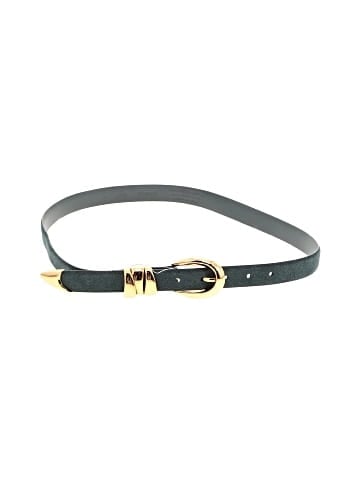 Madewell Triple Metal Keeper Belt in Suede (view 1)
