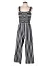 Xhilaration Stripes Black Jumpsuit Size S - photo 1
