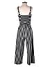 Xhilaration Stripes Black Jumpsuit Size S - photo 2