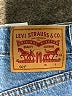 Levi's Color Block Blue Denim Shorts Size 26 waist - photo 4