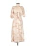 Roxy 100% Viscose Tan Casual Dress Size M - photo 1