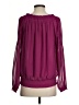 Express 100% Polyester Burgundy 3/4 Sleeve Blouse Size S (petite) - photo 2
