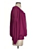 Express 100% Polyester Burgundy 3/4 Sleeve Blouse Size S (petite) - photo 4