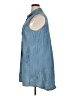 Avenue Blue Sleeveless Button-Down Shirt Size 14 - 16 Plus - photo 5