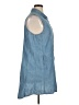 Avenue Blue Sleeveless Button-Down Shirt Size 14 - 16 Plus - photo 4