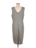 Escada 100% Polyester Gray Cocktail Dress Size EU 46 / US 16 - photo 2
