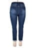 Harmony + Havoc Solid Blue Jeans Size 20 - photo 2